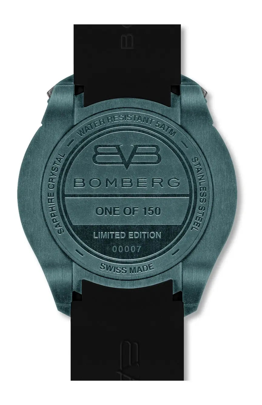 BOMBERG HERITAGE PIRATE SKULL GREEN