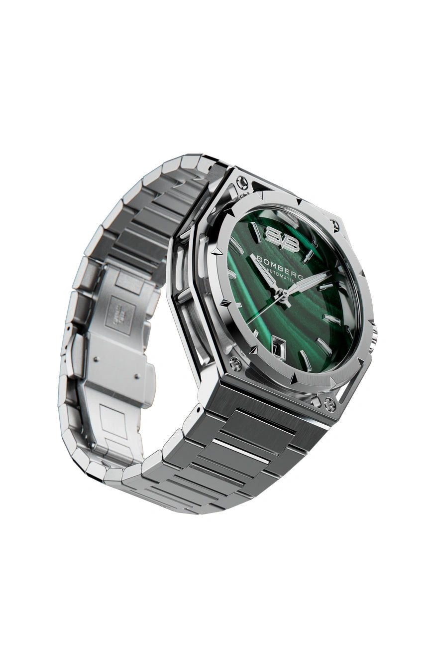 BOMBERG EDGE EDGE MALACHITE STEEL