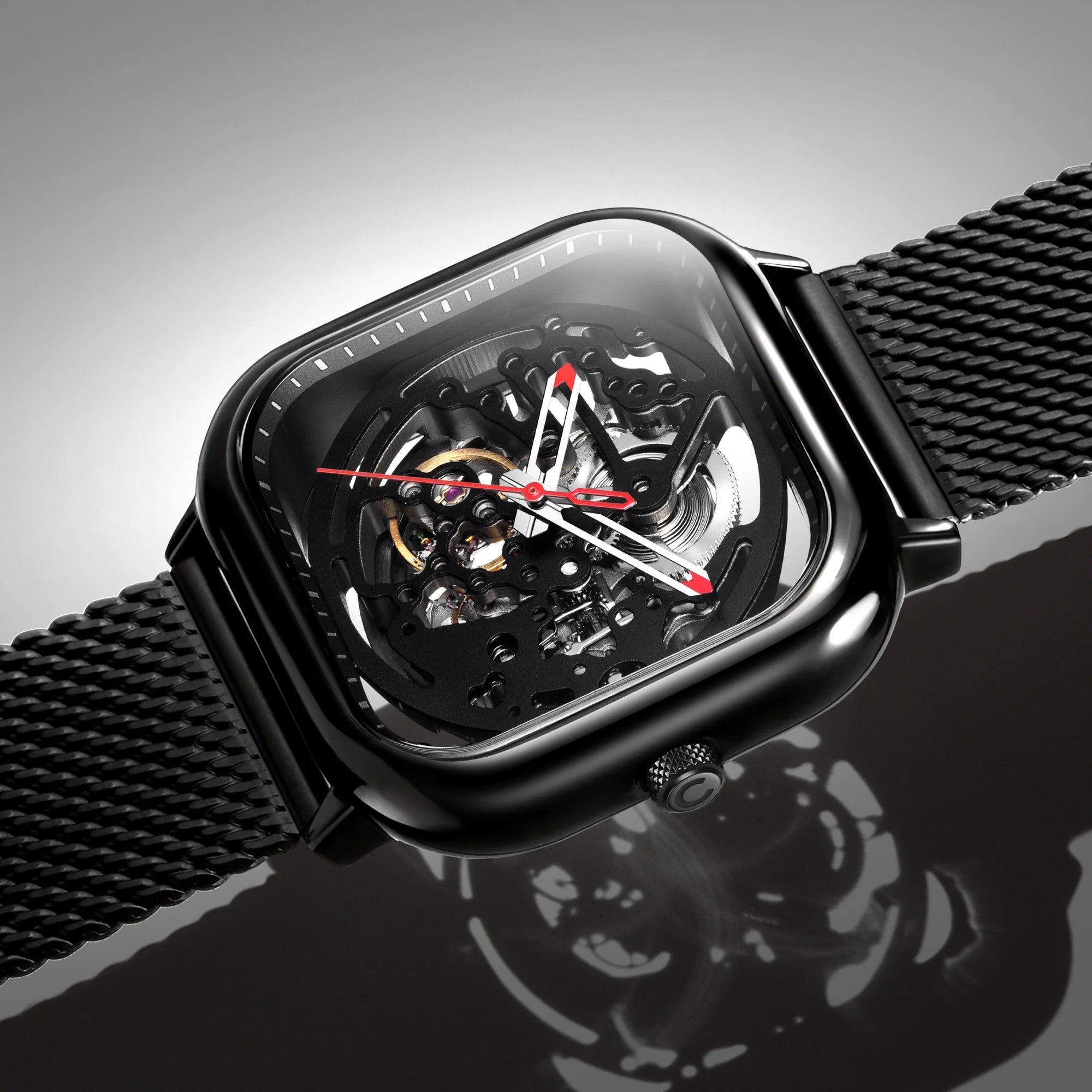 CIGA design MECHANICAL WATCH SKELETON Black