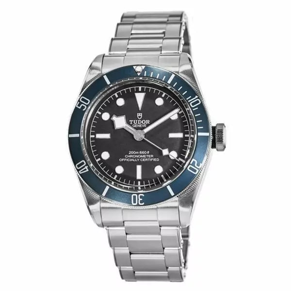 Tudor Heritage Black Bay 79230B-0008 Black Dial Blue Bezel Automatic 41Mm Stainless Steel Men’S Watch
