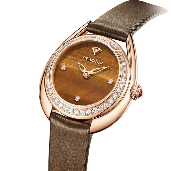 Peacock Exquisite Plumage Prism Watch Peacock