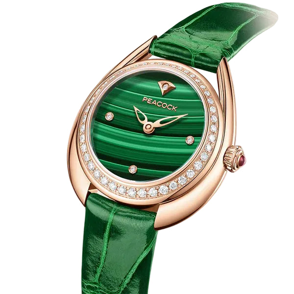 Peacock Exquisite Plumage Prism Watch Peacock