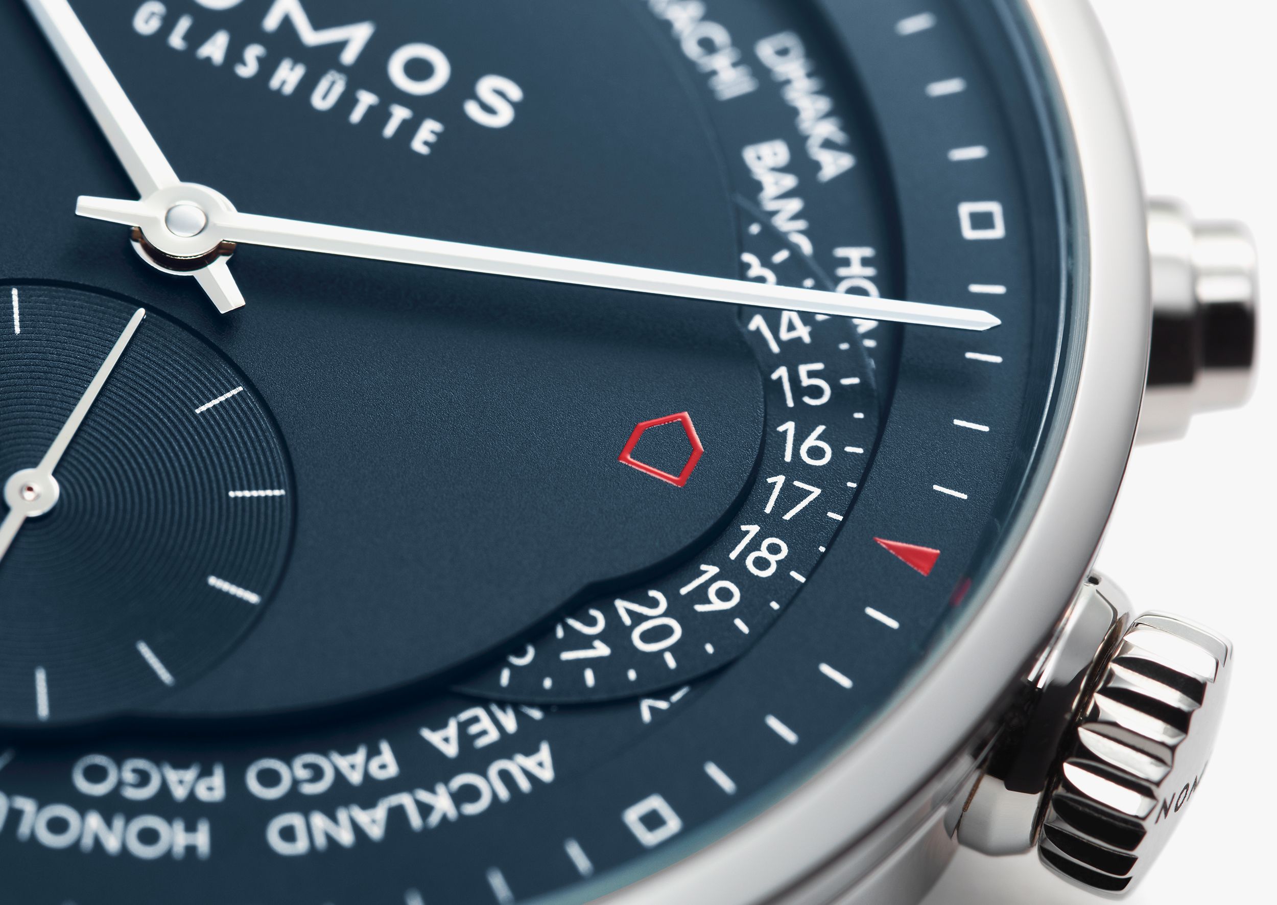 Zürich Worldtimer midnight blue NOMOS Glashütte