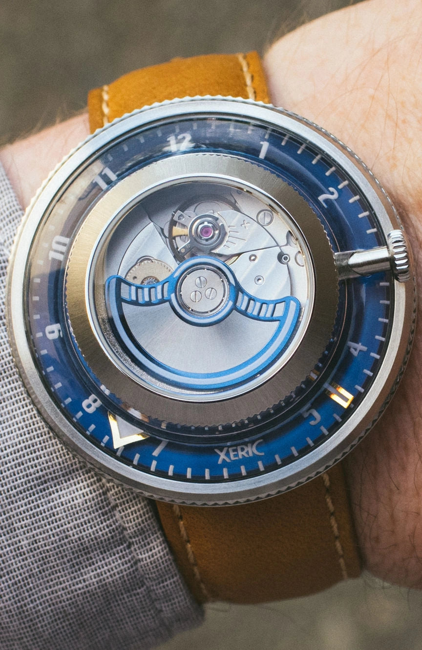 XERIC INVERTOR Invertor Automatic Navy Tan Limited Edition