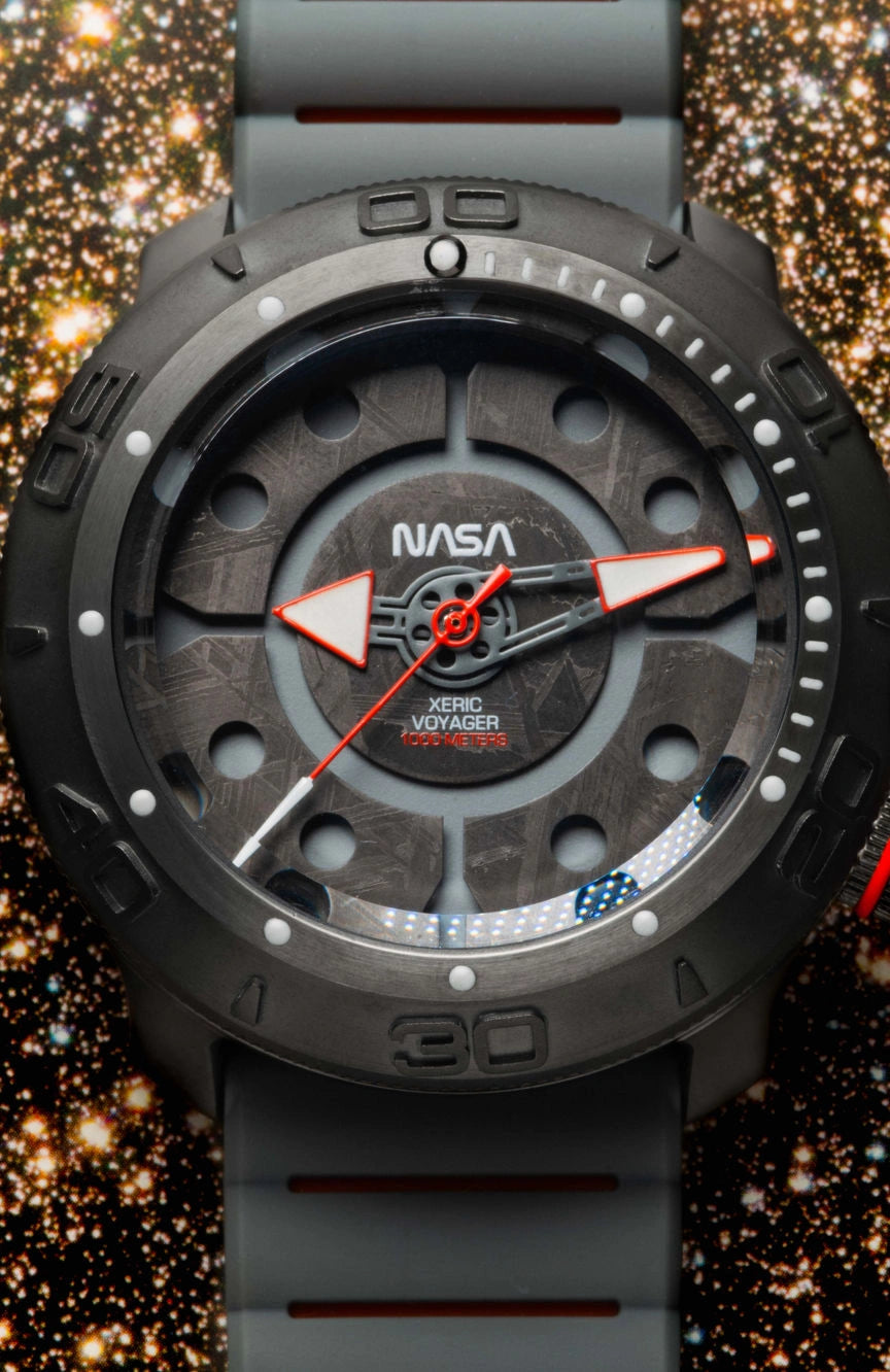 XERIC VOYAGER NASA Voyager Automatic 1000m Diver Meteorite