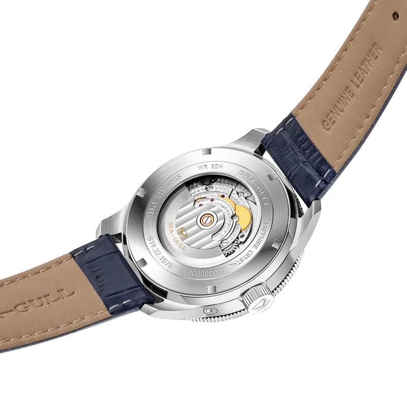 Chinese 24 Solar Terms Star Calendar Watch 43mm Sea-Gull