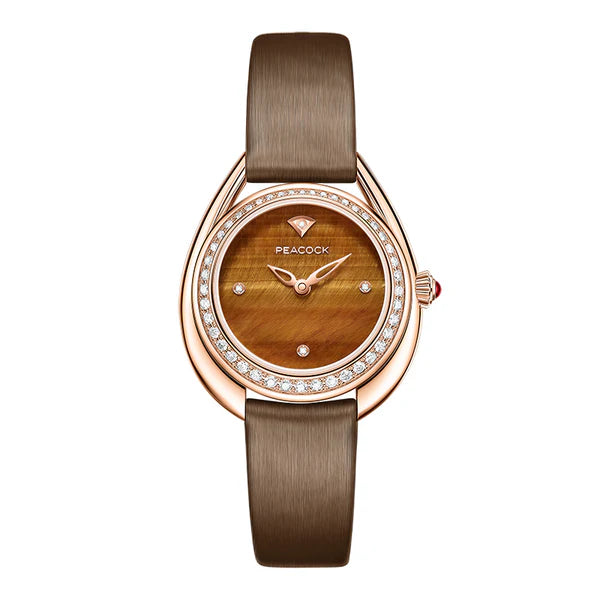 Peacock Exquisite Plumage Prism Watch Peacock