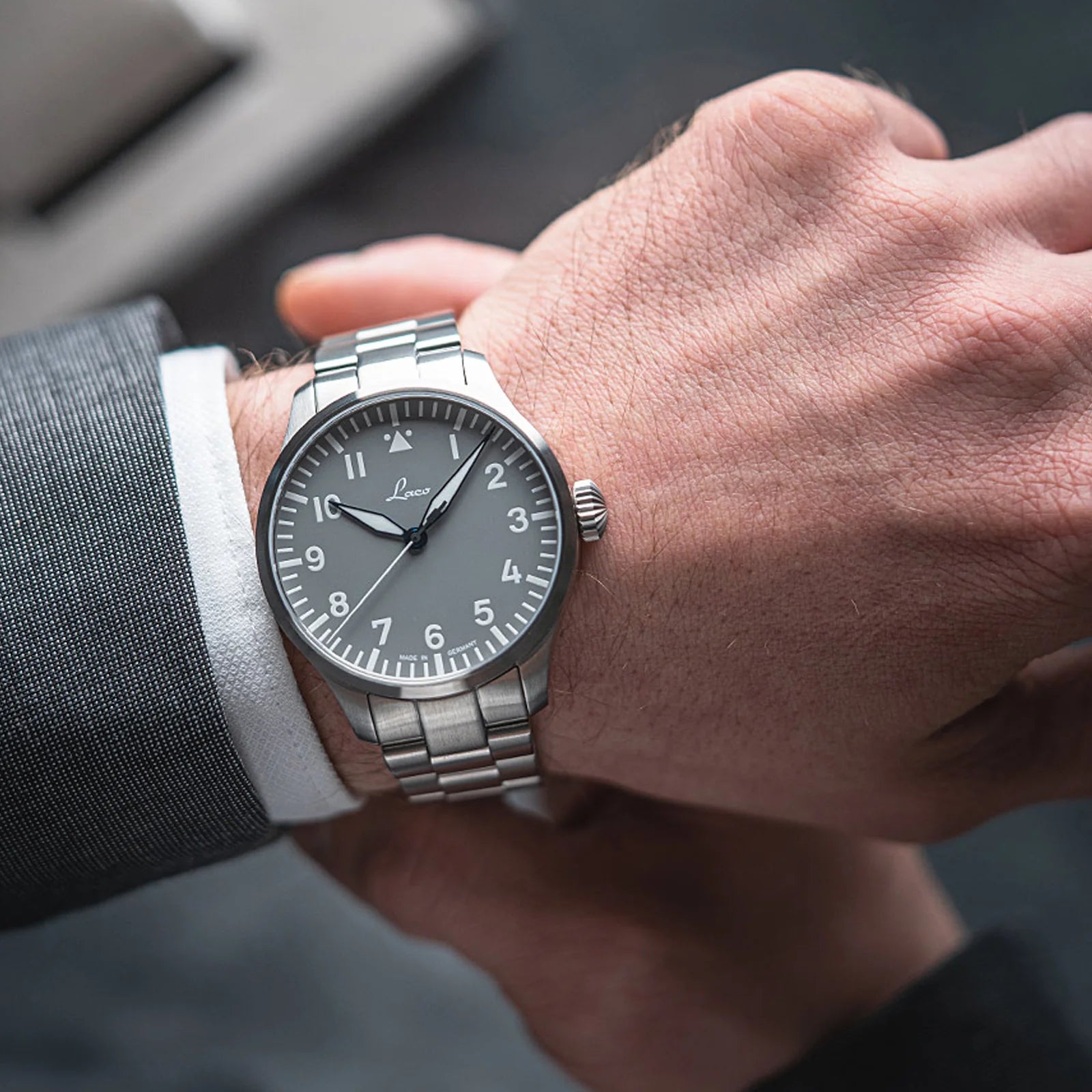 Pilot Basic Augsburg Grau 42 MB 862158.MB Laco