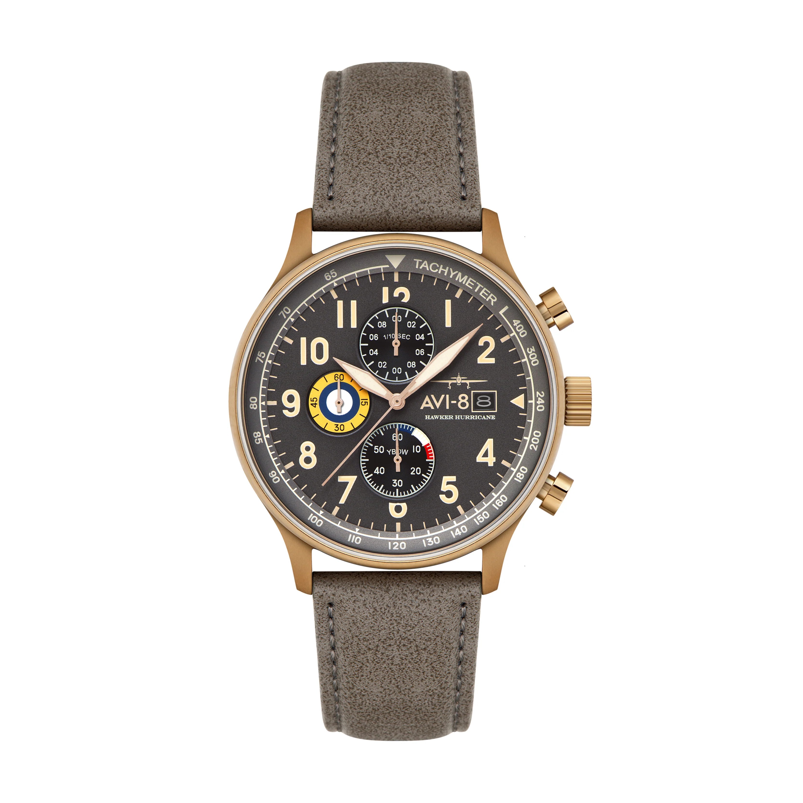 Hawker Hurricane Classic Chronograph Fossil Grey AV-4011-0P Avi-8