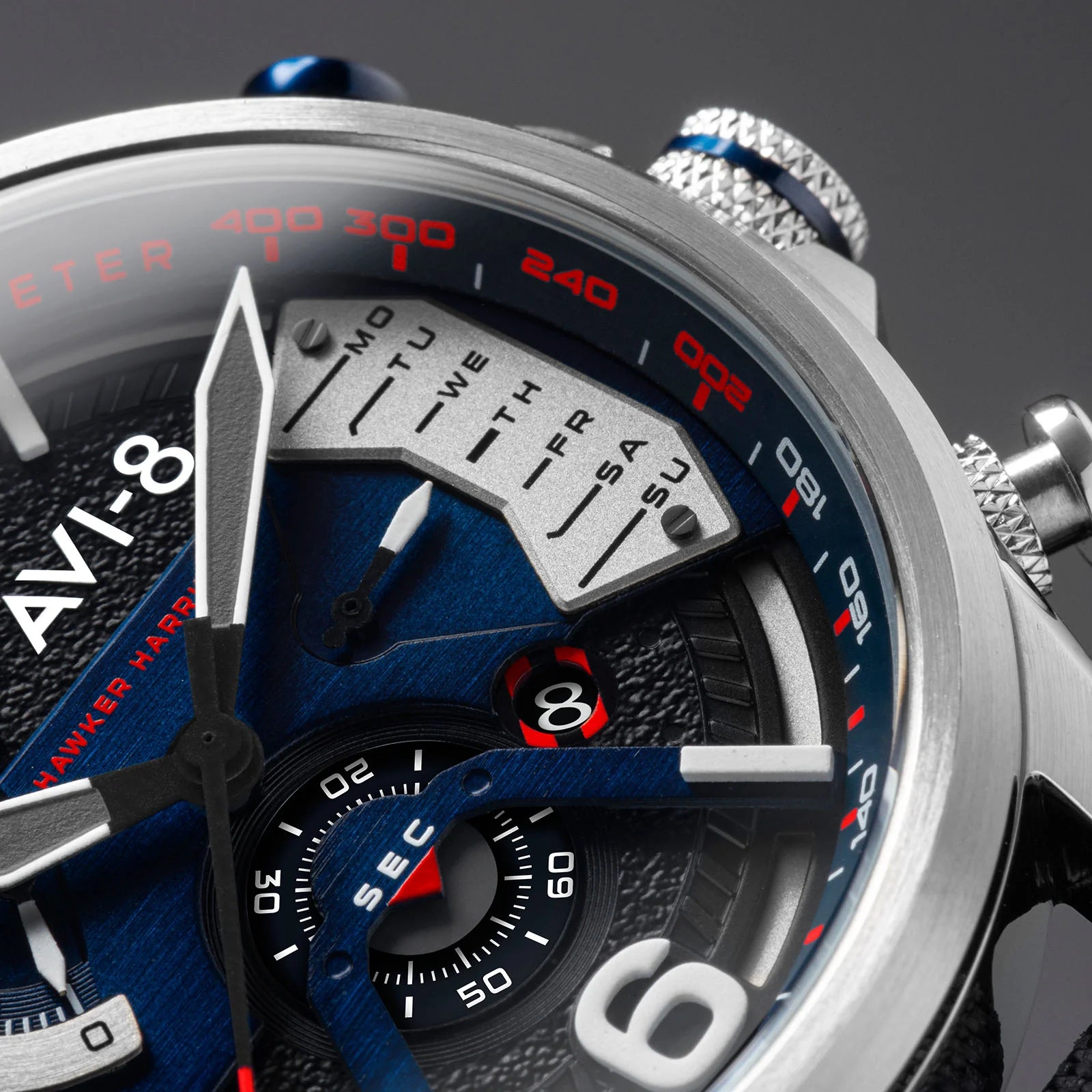 Hawker Harrier II Dual Retrograde Chronograph AV-4056-04 Avi-8