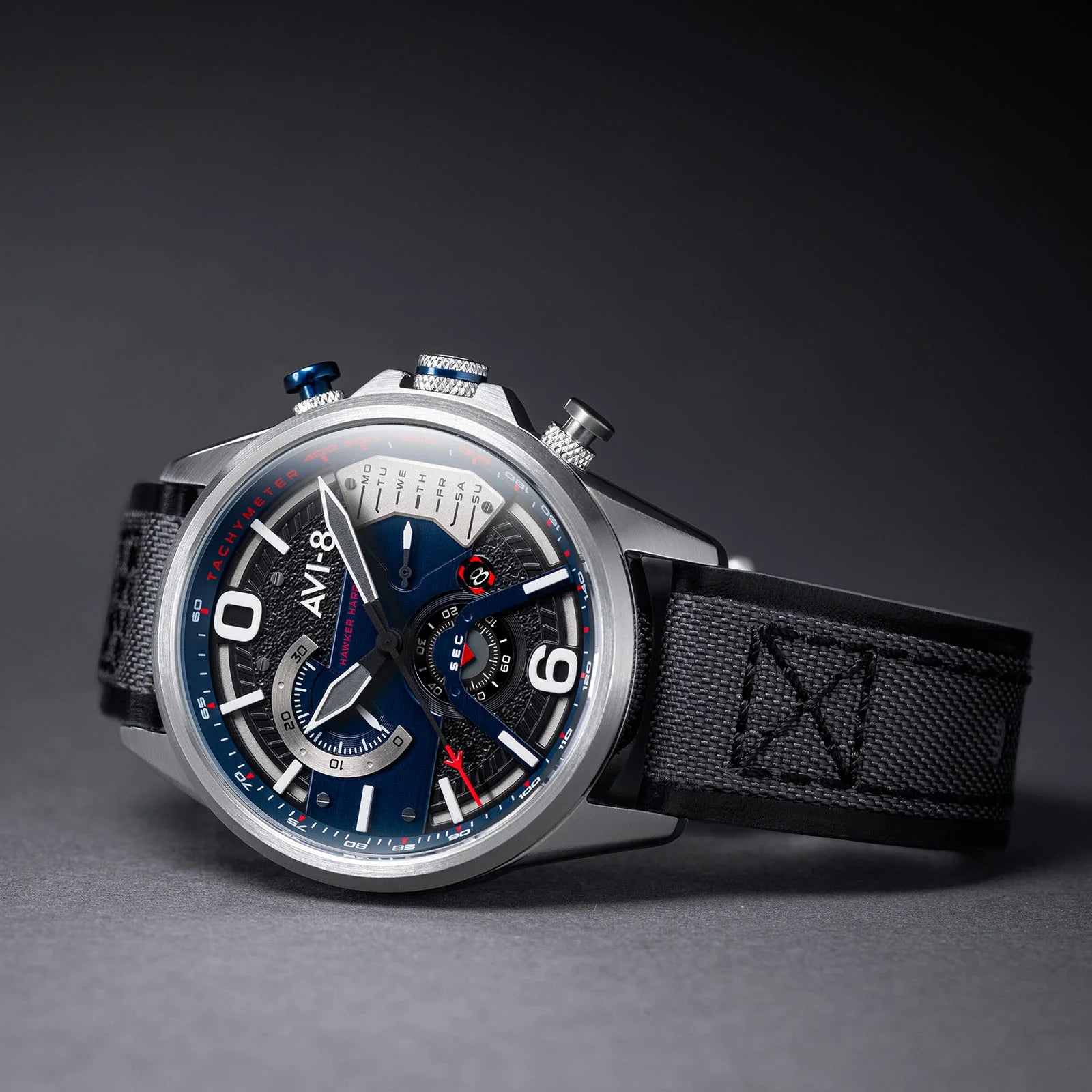 Hawker Harrier II Dual Retrograde Chronograph AV-4056-04 Avi-8