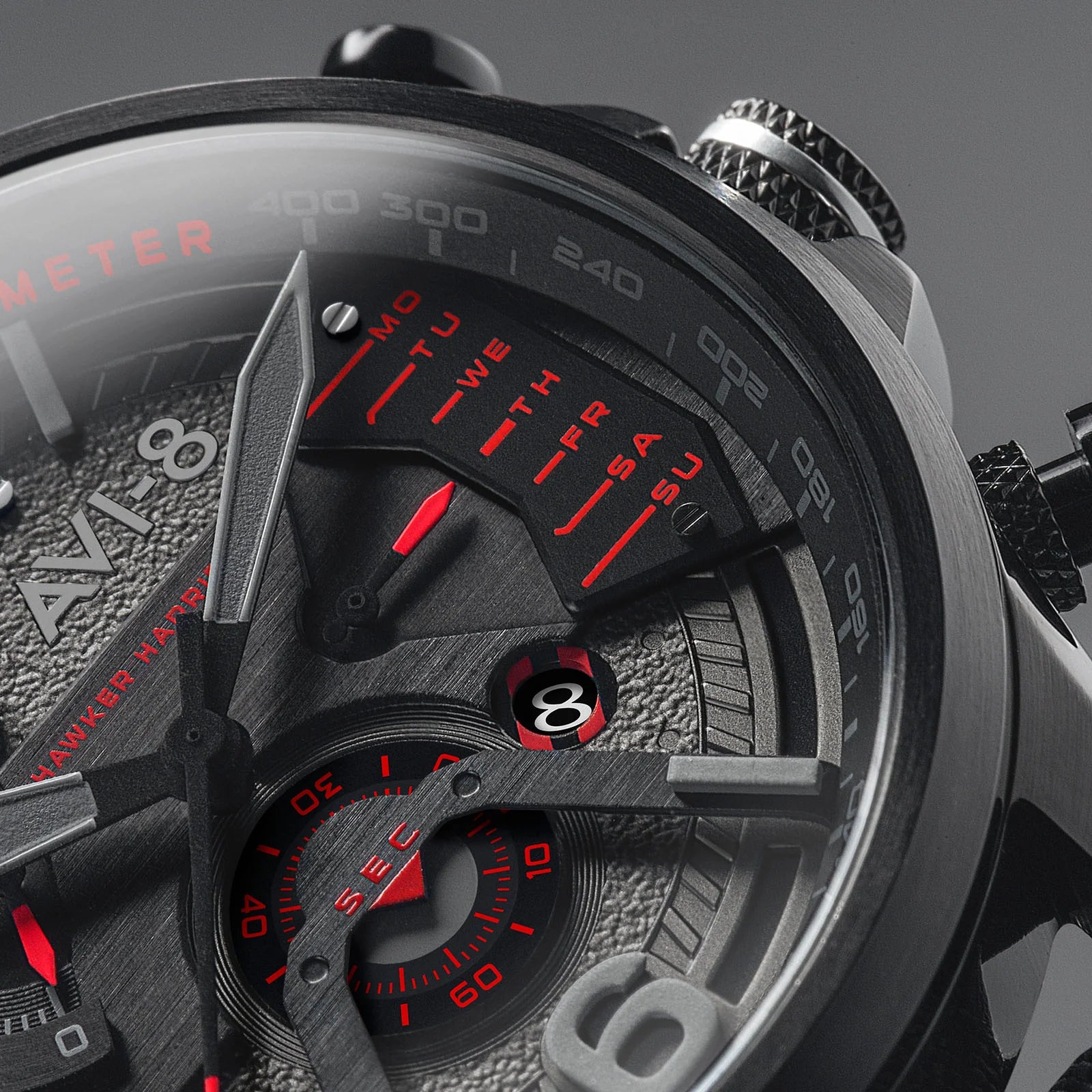 Hawker Harrier II Dual Retrograde Chronograph AV-4056-05 Avi-8