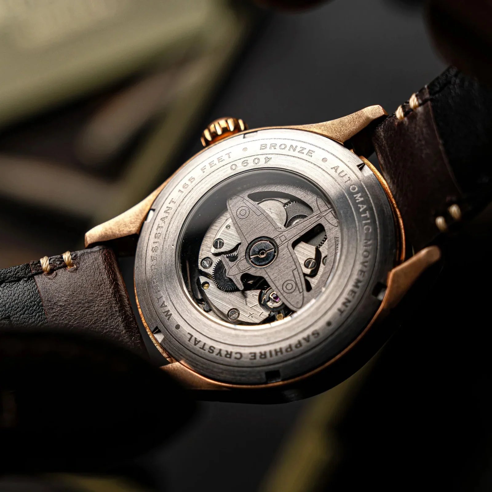 Spitfire Smith Automatic Distressed Black AV-4090-06 Avi-8