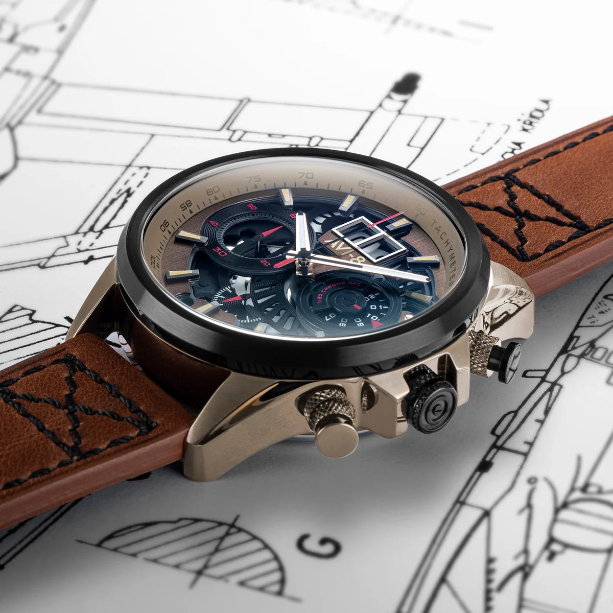 Hawker Harrier II Matador Chronograph AV-4065-06 Avi-8