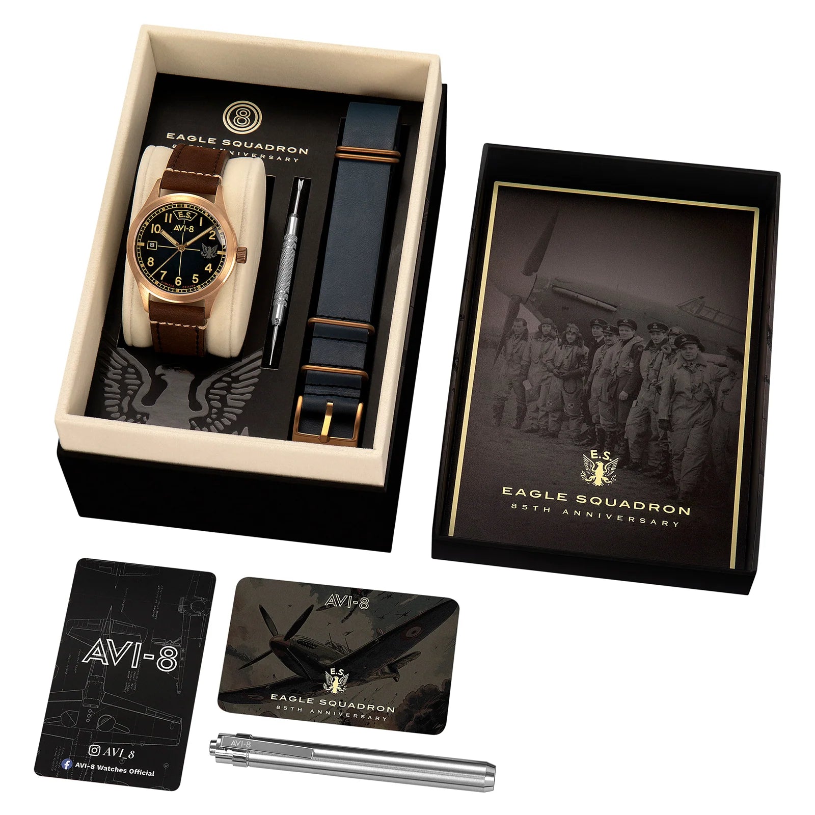 Flyboy Eagle Squadron Bronze Automatic - 85th Anniversary AV-4145-01 Avi-8