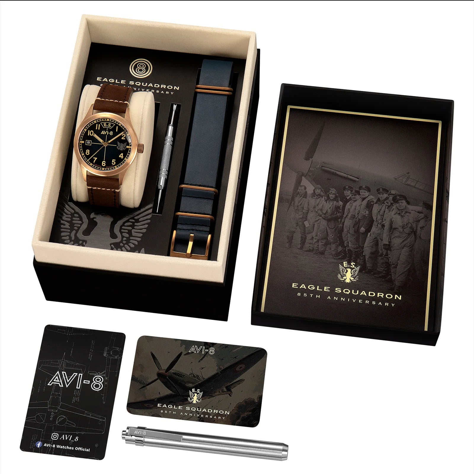 Flyboy Eagle Squadron Bronze Automatic - 85th Anniversary AV-4145-02 Avi-8