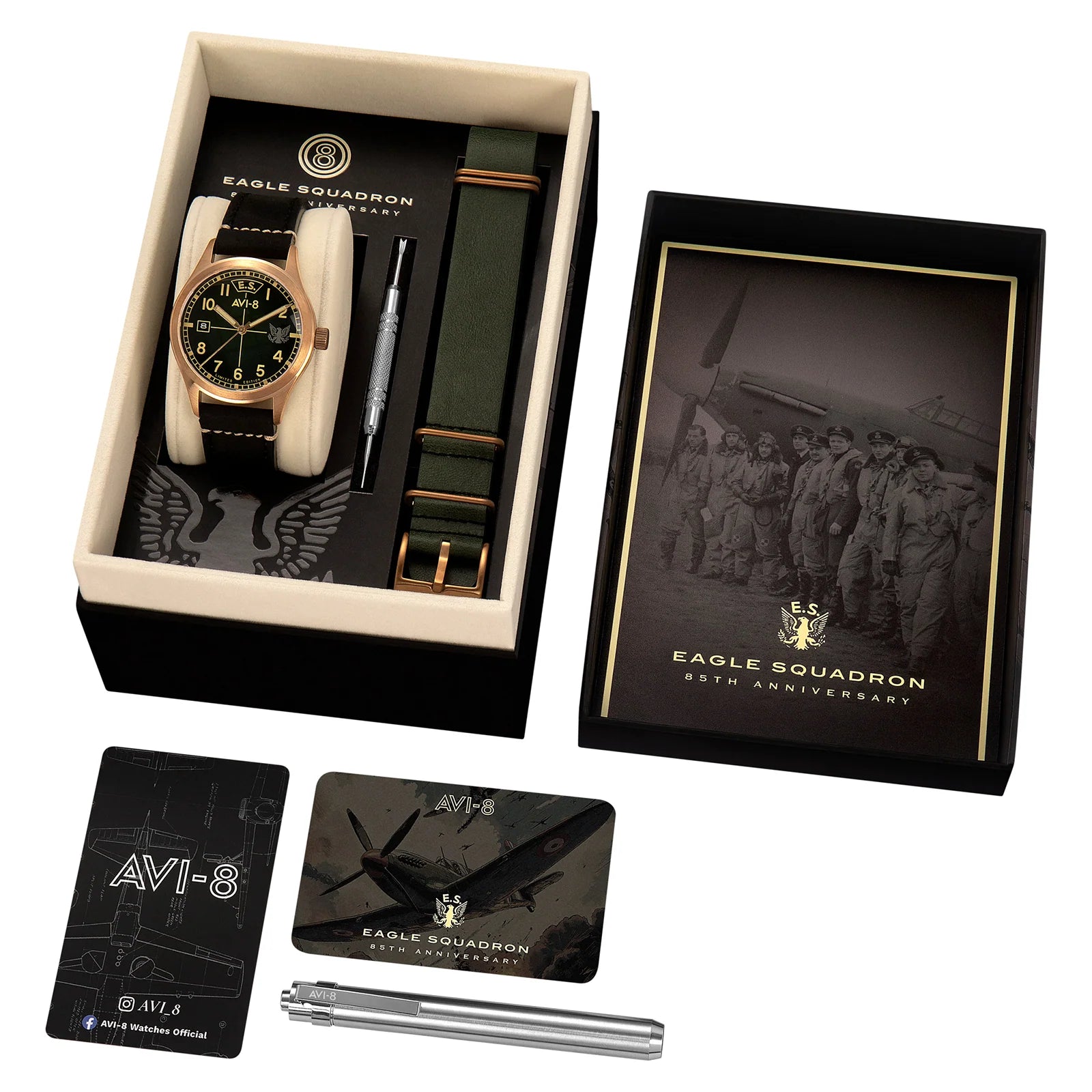 Flyboy Eagle Squadron Bronze Automatic - 85th Anniversary AV-4145-03 Avi-8