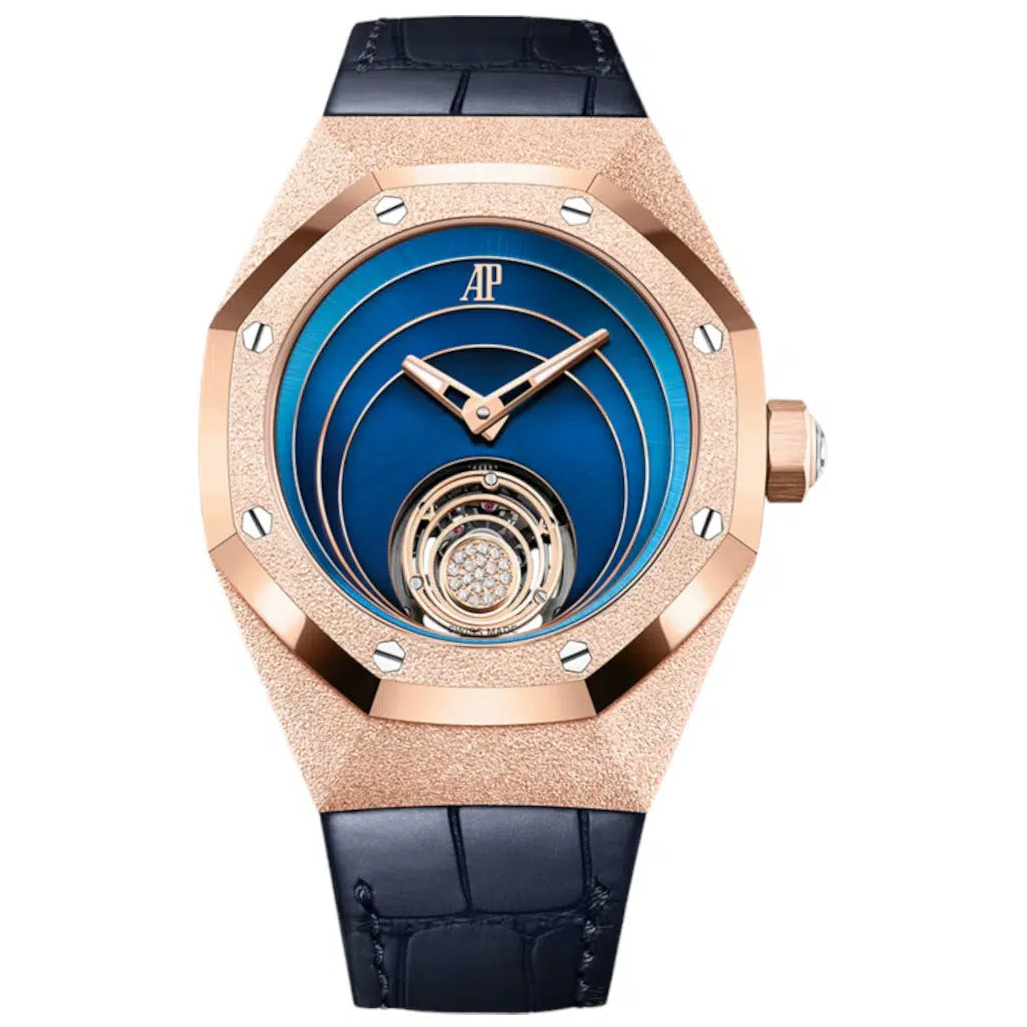 Audemars Piguet Royal Oak Concept Frosted Gold Flying Tourbillon 38.5Mm Ladies Watch