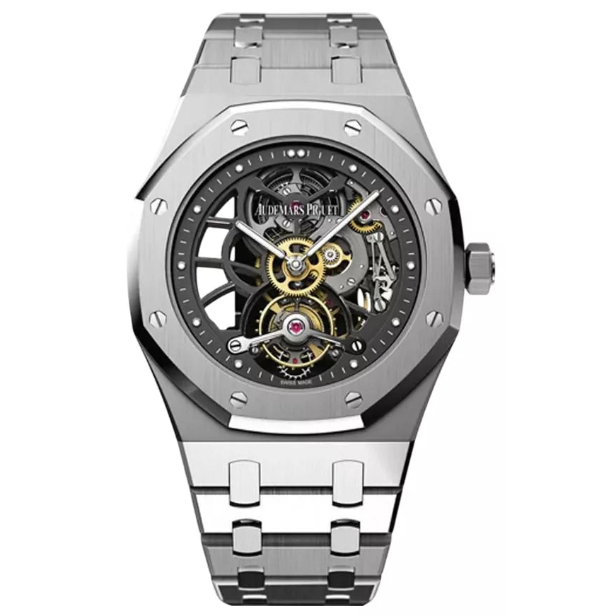 Audemars Piguet Royal Oak 26511PT.OO.1220PT.01 Tourbillon Skeleton Dial Men’s Watch