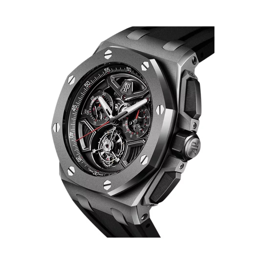 Audemars Piguet Royal Oak Offshore 26622TI.GG.D002CA.01 Selfwinding Chronograph Limited Edition 43mm Skeleton Dial Mens Watch