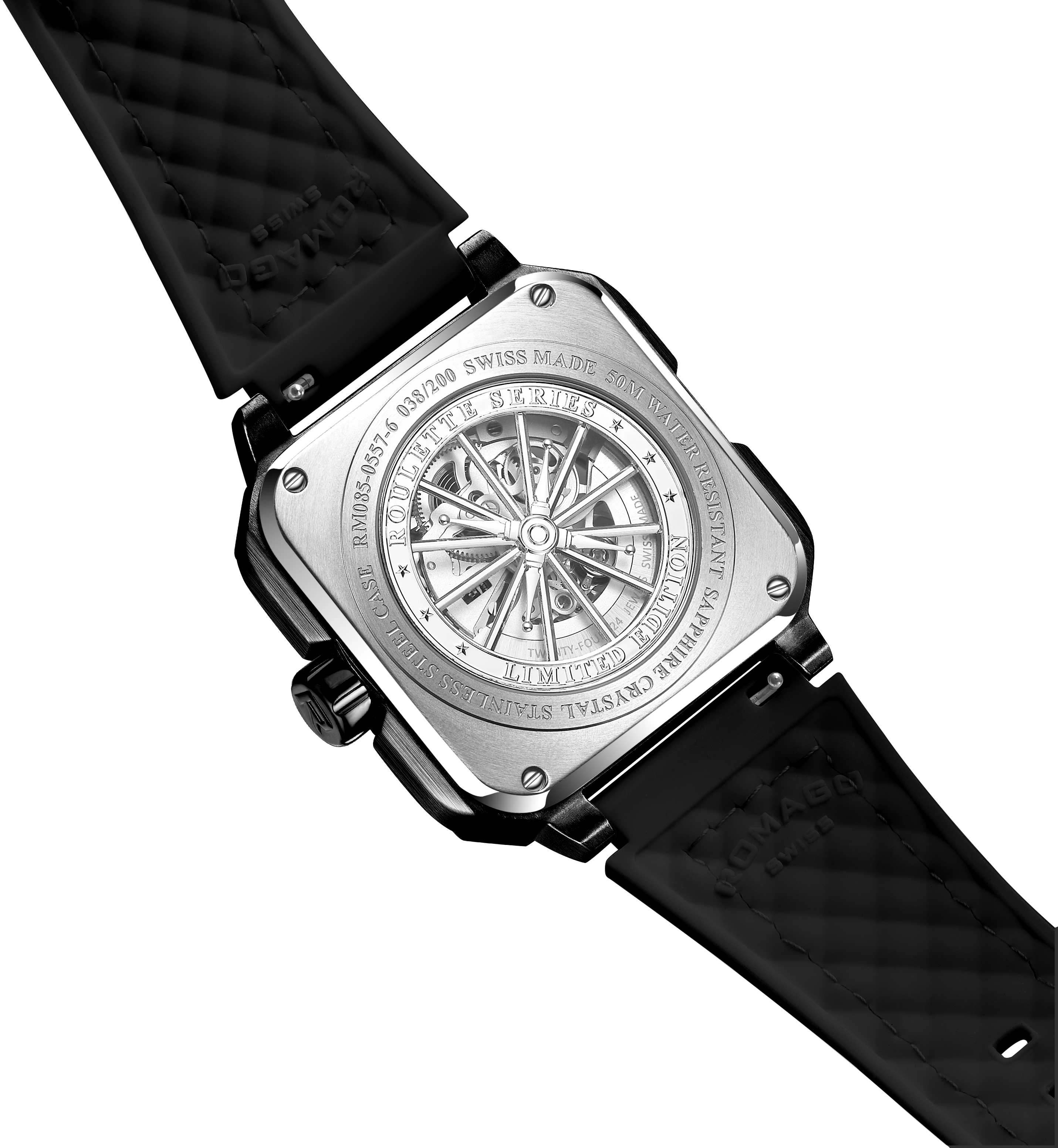 ROULETTE MASTER SKELETON AUTOMATIC - Azzam Watches 