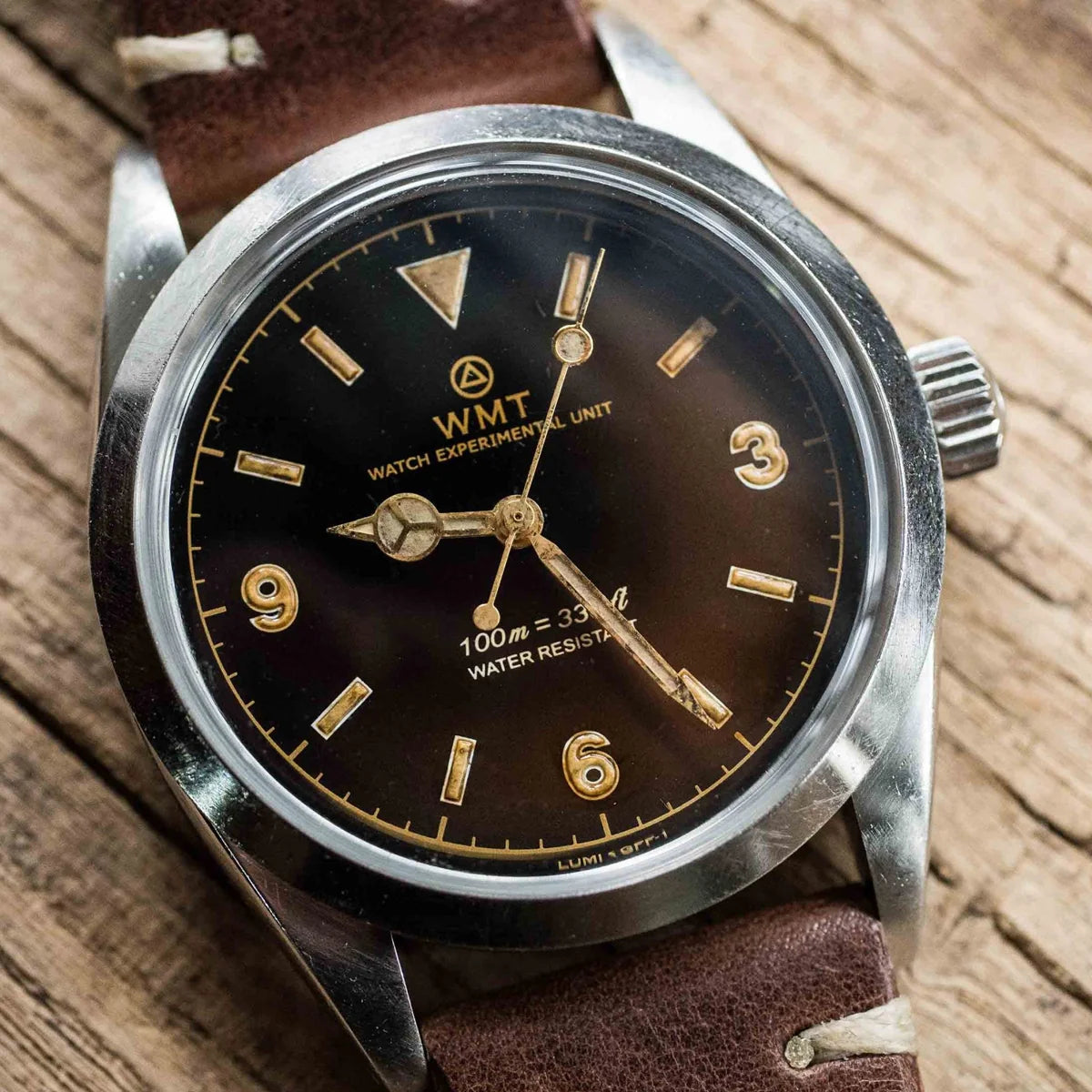 Barracuda - Tropical Brown/ Aged Edition/ Metal Bracelet + Anziano Leather Strap Set WMT-AB028S WMT