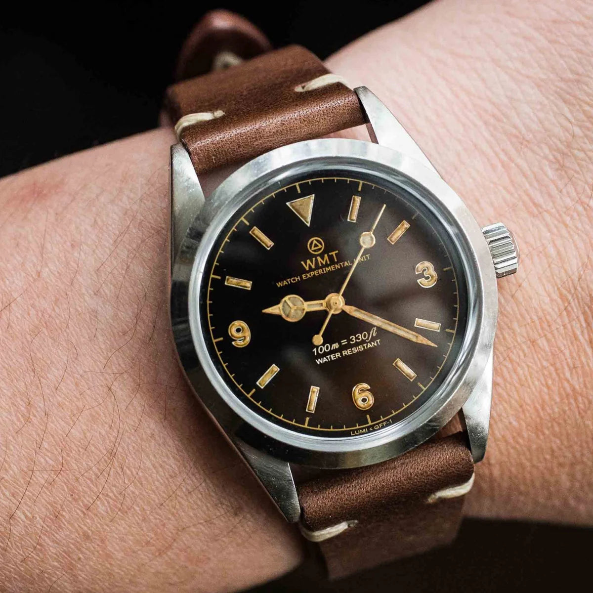 Barracuda - Tropical Brown/ Aged Edition/ Metal Bracelet + Anziano Leather Strap Set WMT-AB028S WMT