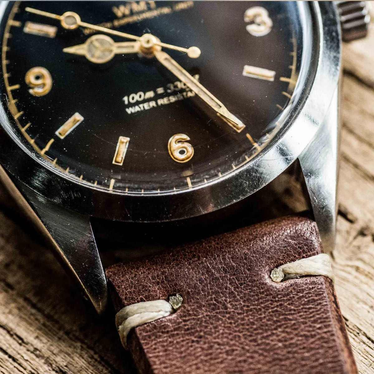 Barracuda - Tropical Brown/ Aged Edition/ Metal Bracelet + Anziano Leather Strap Set WMT-AB028S WMT