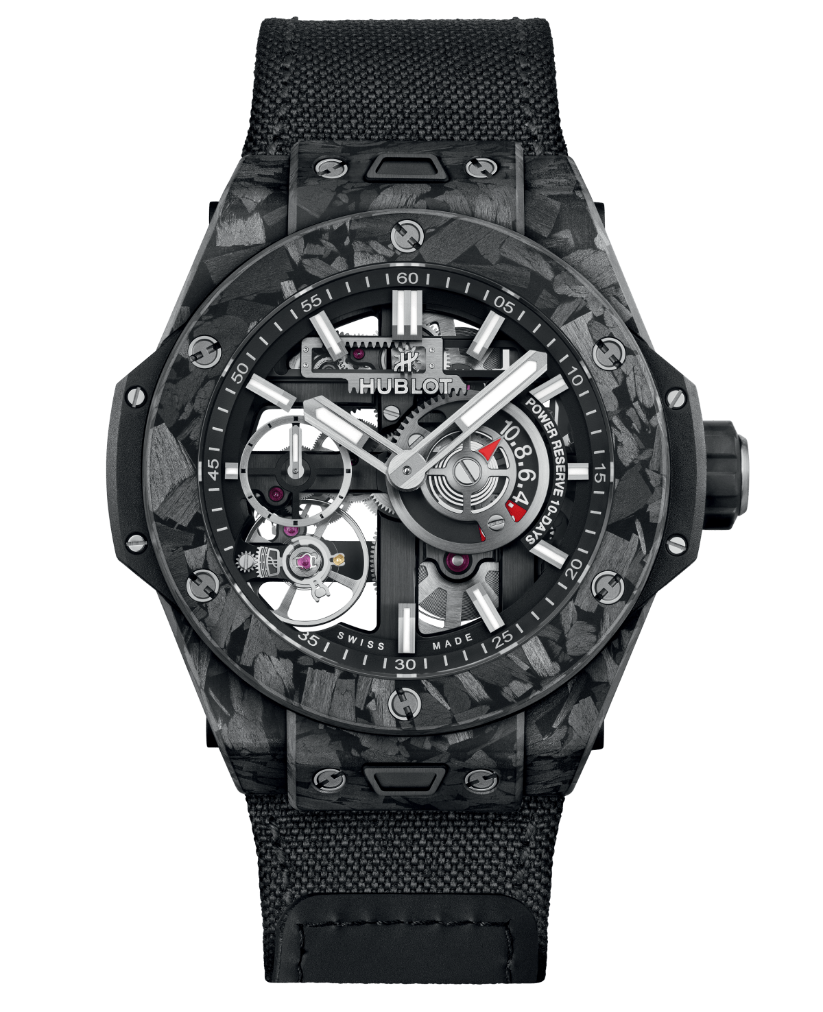 Big Bang MECA-10 Frosted Carbon 42MM Hublot