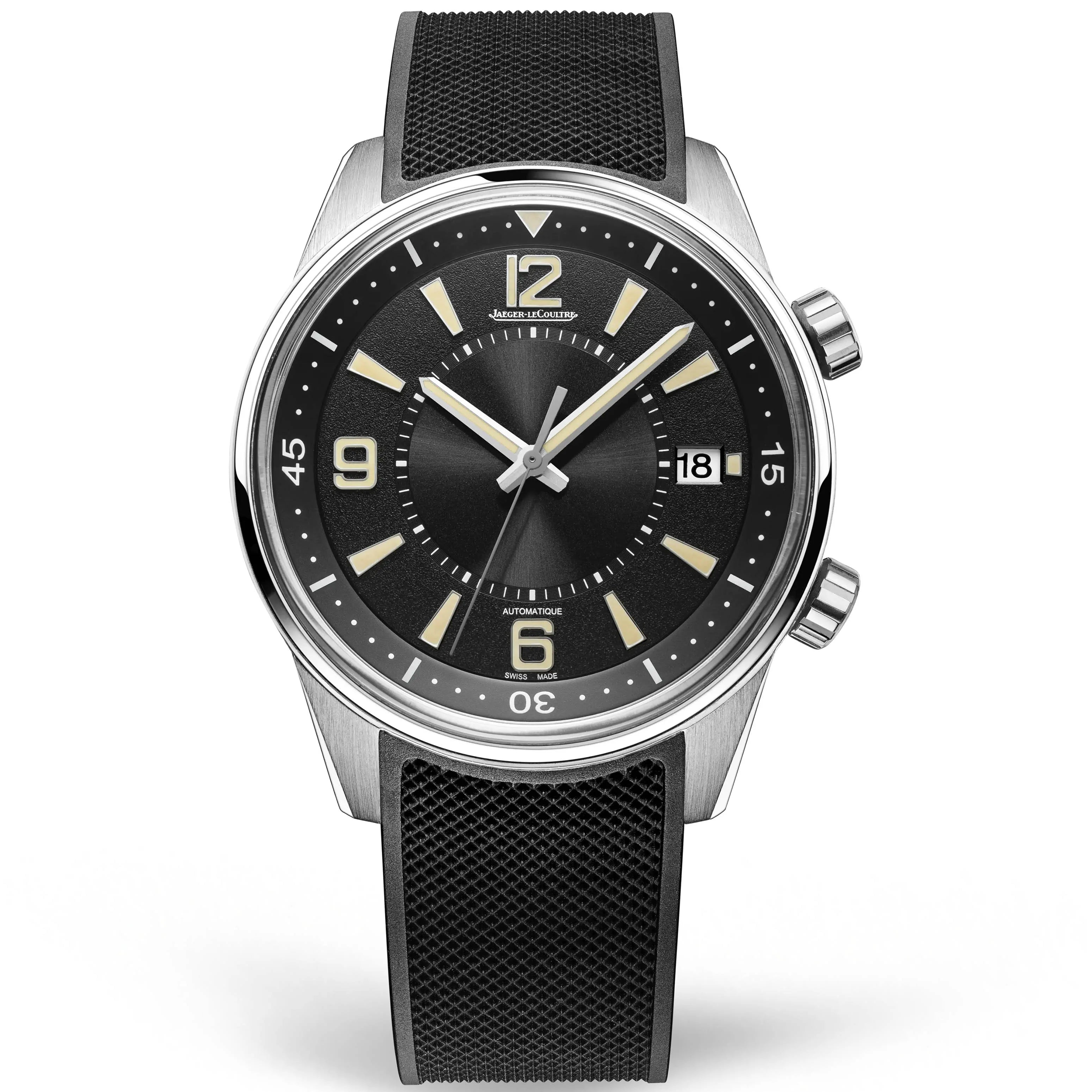 Polaris 42 mm Automatic Steel Date Watch Jaeger-LeCoultre
