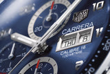 TAG HEUER CARRERA Automatic Chronograph, 43 mm, Steel CV2A1V.BA0738 (Pre-owned | Perfect condition) - Azzam Watches 