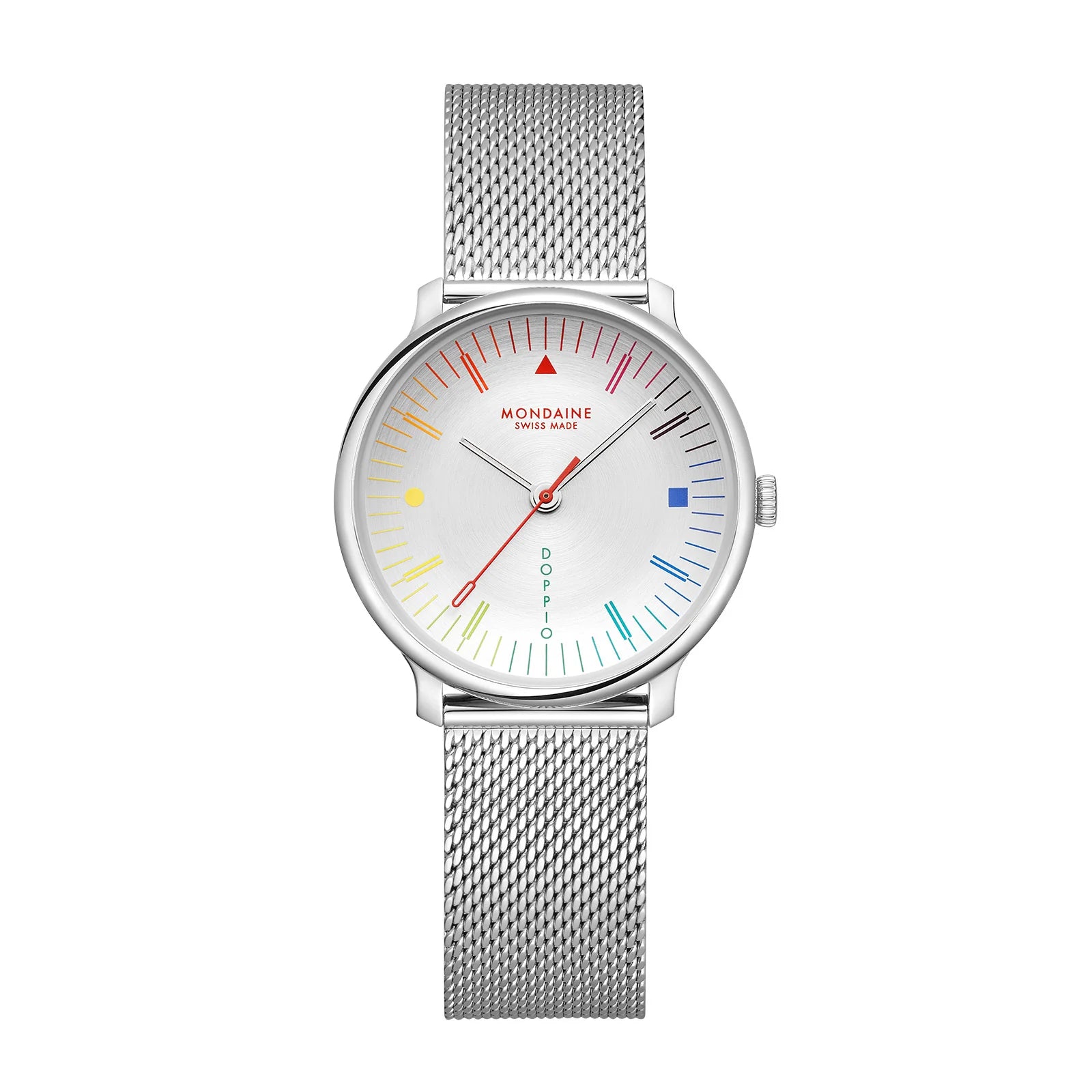 Doppio Bauhaus Inspired 33mm MLE.33112.SM Mondaine