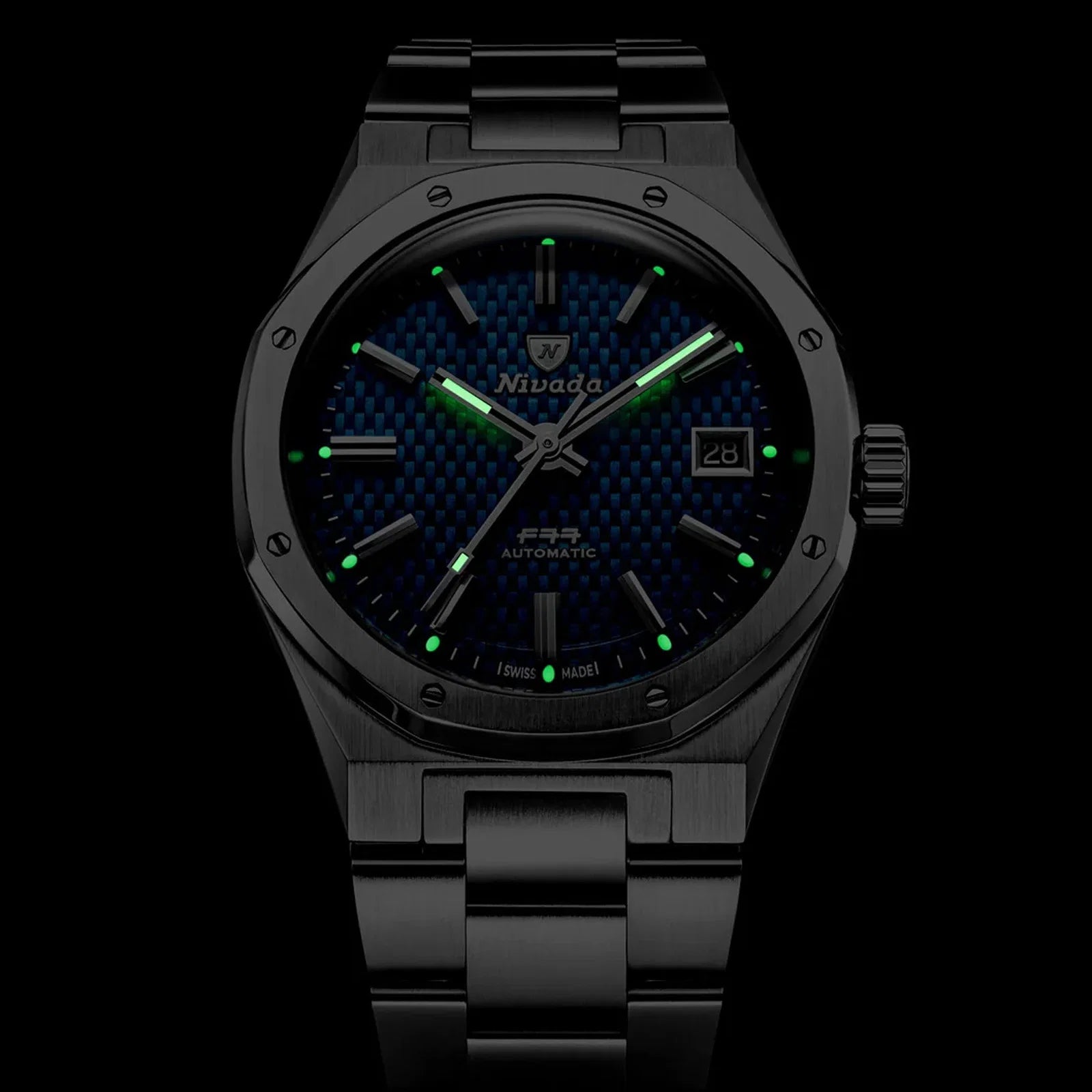 F77 SST Blue MK2 - 38mm Nivada Grenchen