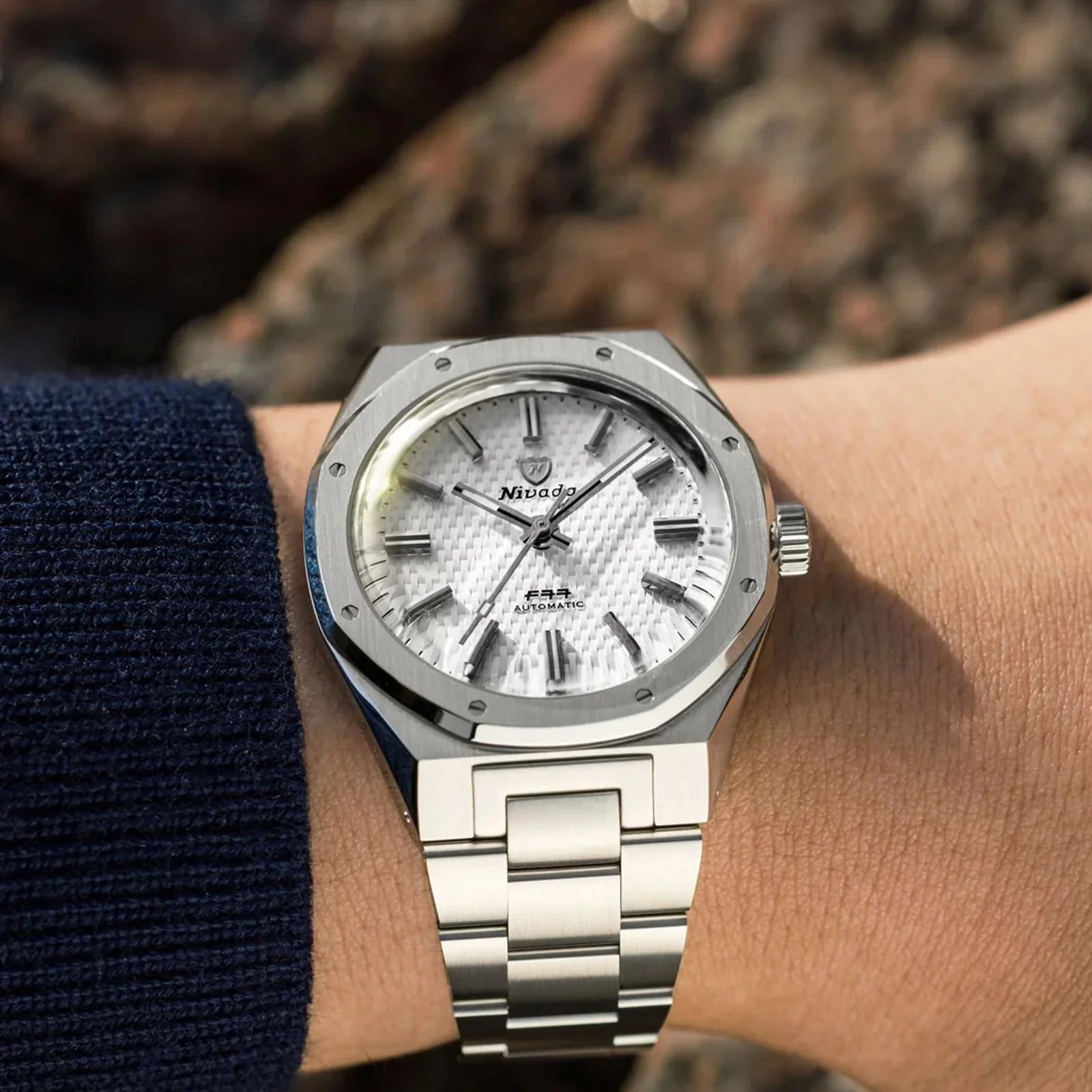 F77 SST White MK2 - 38mm Nivada Grenchen