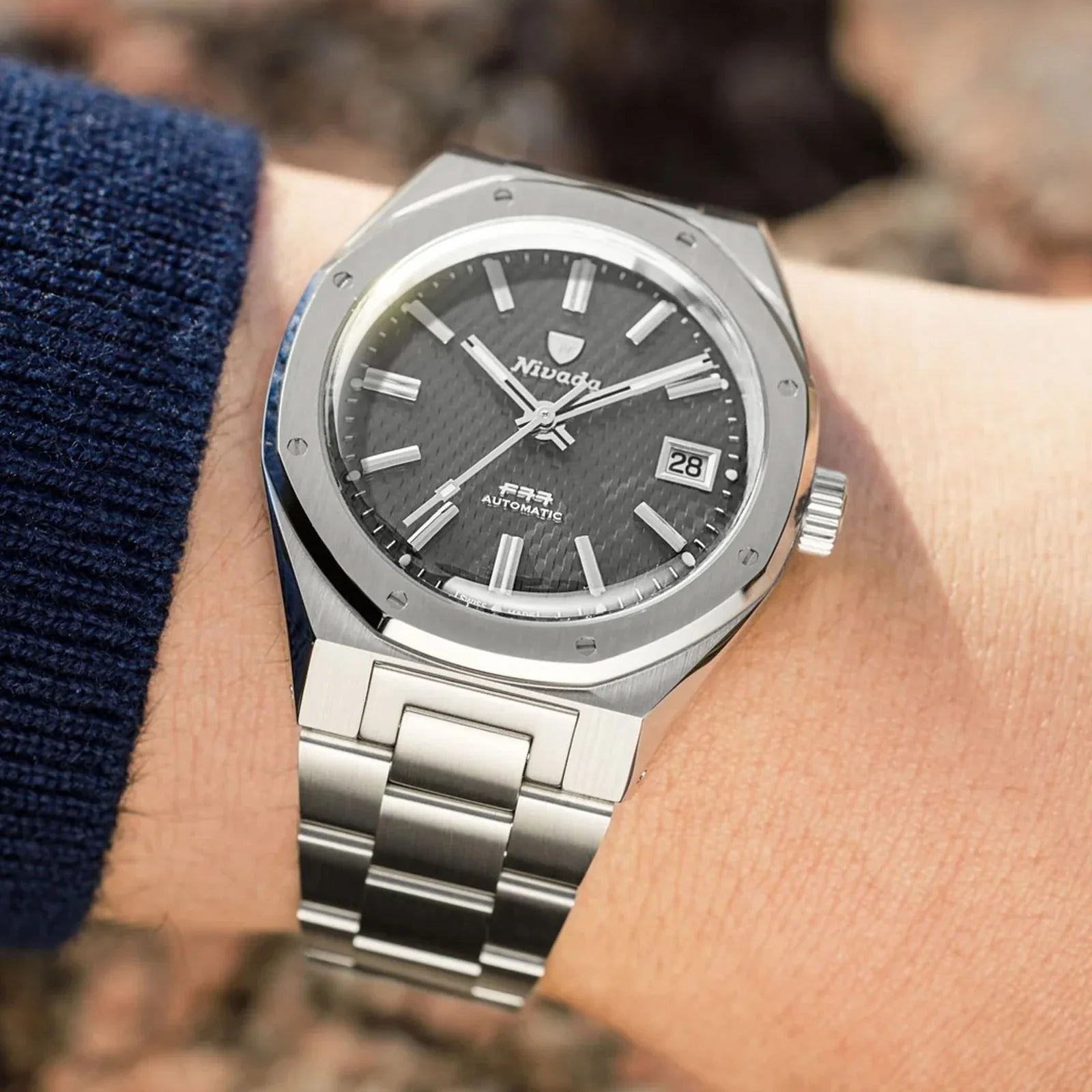 F77 SST Grey MK2 - 38mm Nivada Grenchen