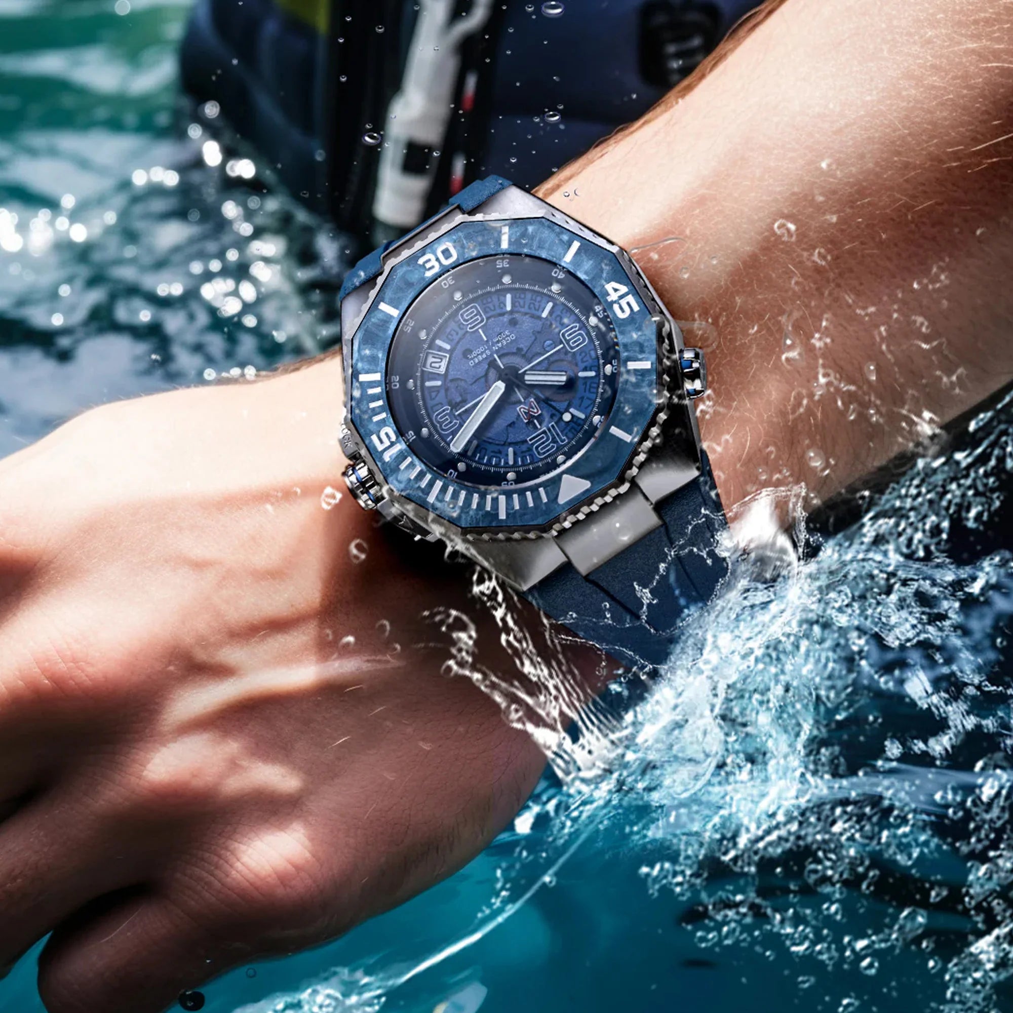 Ocean Speed Diver Swiss Automatic 43mm G0475-NS-27.3 NSquare