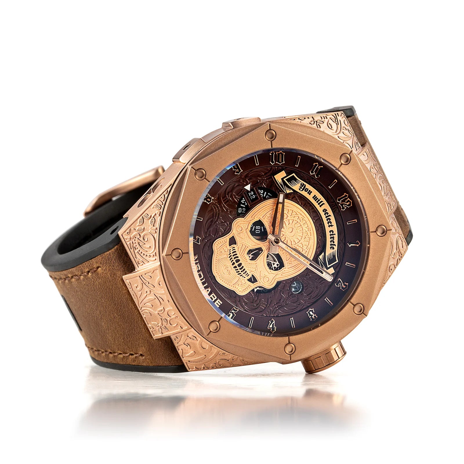The Magician Watch Automatic Magic RG Brown Limited Edition G0551-N44.1 NSquare