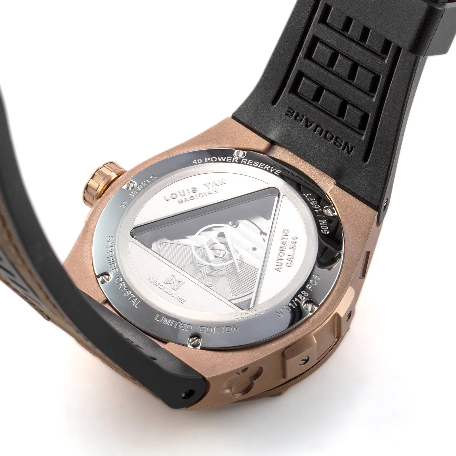 The Magician Watch Automatic Magic RG Brown Limited Edition G0551-N44.1 NSquare