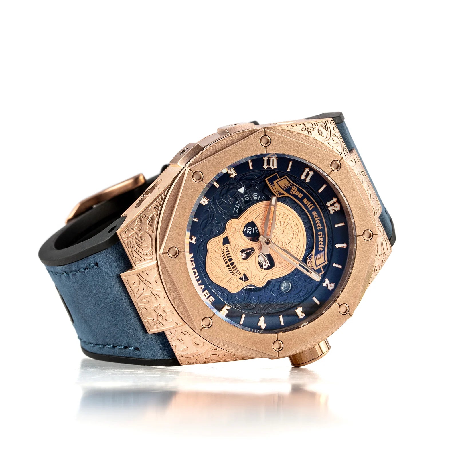 The Magician Watch Automatic Magic RG Blue Limited Edition G0551-N44.2 NSquare