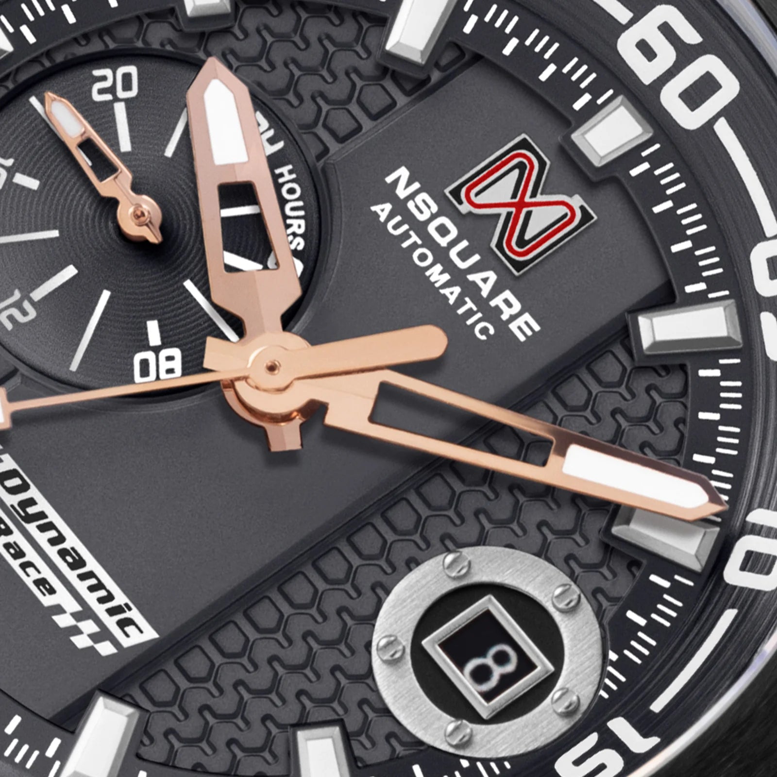 Dynamic Race Automatic 44mm Rose Gold / Grey Ceramic G0553-N61.3 NSquare