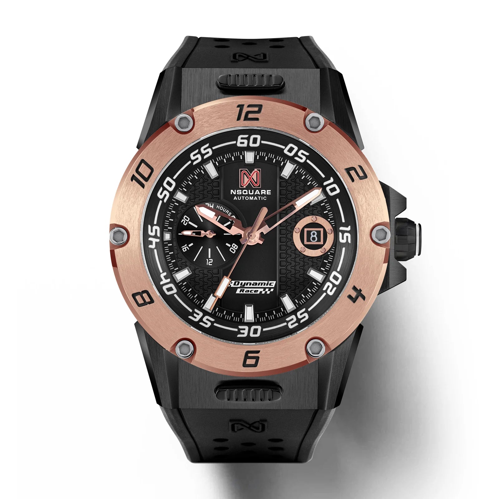 Dynamic Race Automatic 44mm Black / Rose Gold Ceramic G0553-N61.4 NSquare