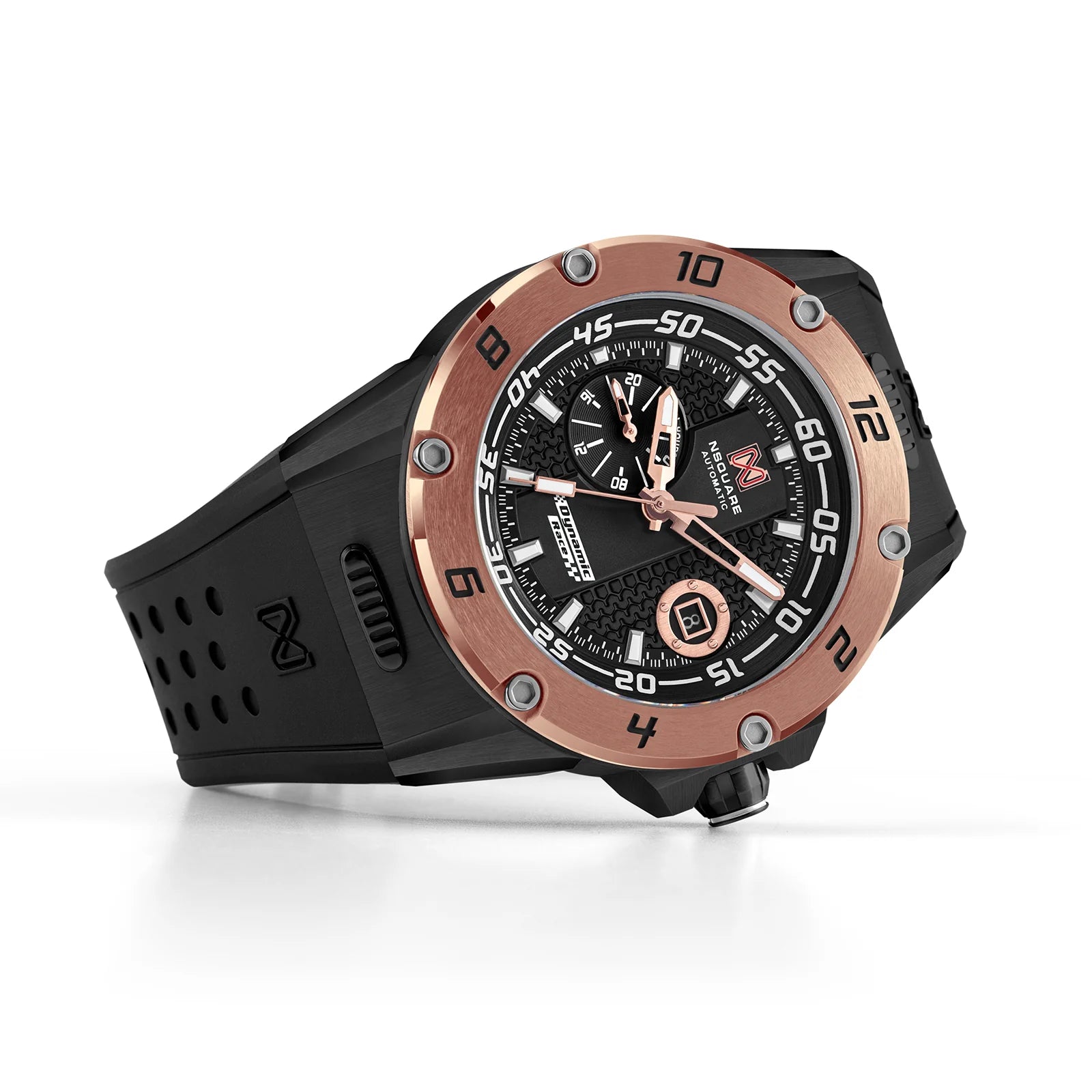 Dynamic Race Automatic 44mm Black / Rose Gold Ceramic G0553-N61.4 NSquare