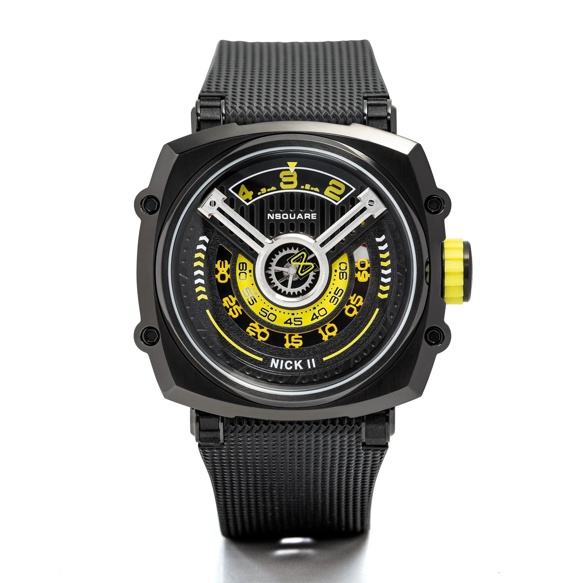 Nick II Automatic 45mm Black / Yellow G0561-N12.1 NSquare