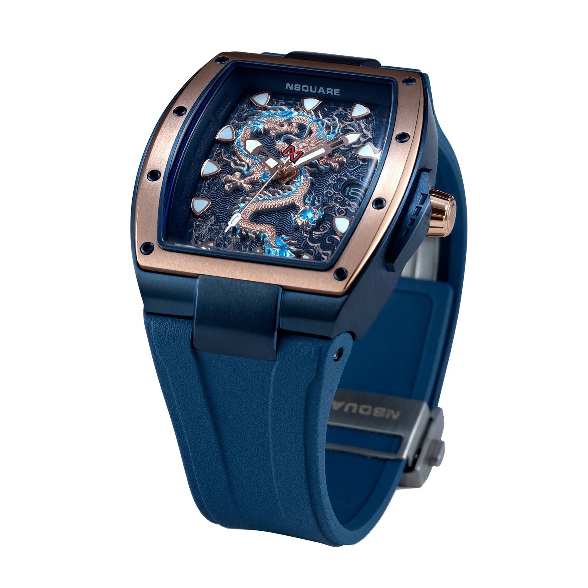 Dragon Overloed Automatic N57.3 RG/ Blue G0566-N57.3 NSquare