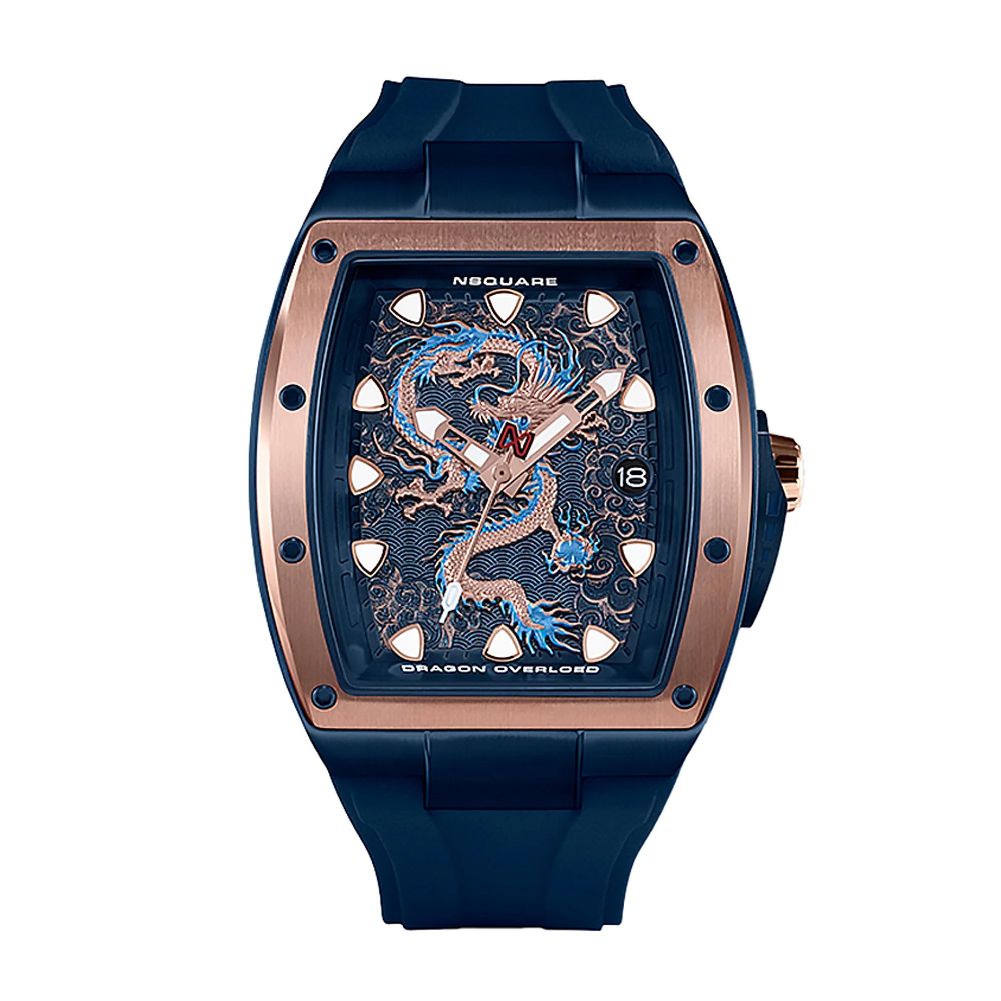 Dragon Overloed Automatic N57.3 RG/ Blue G0566-N57.3 NSquare
