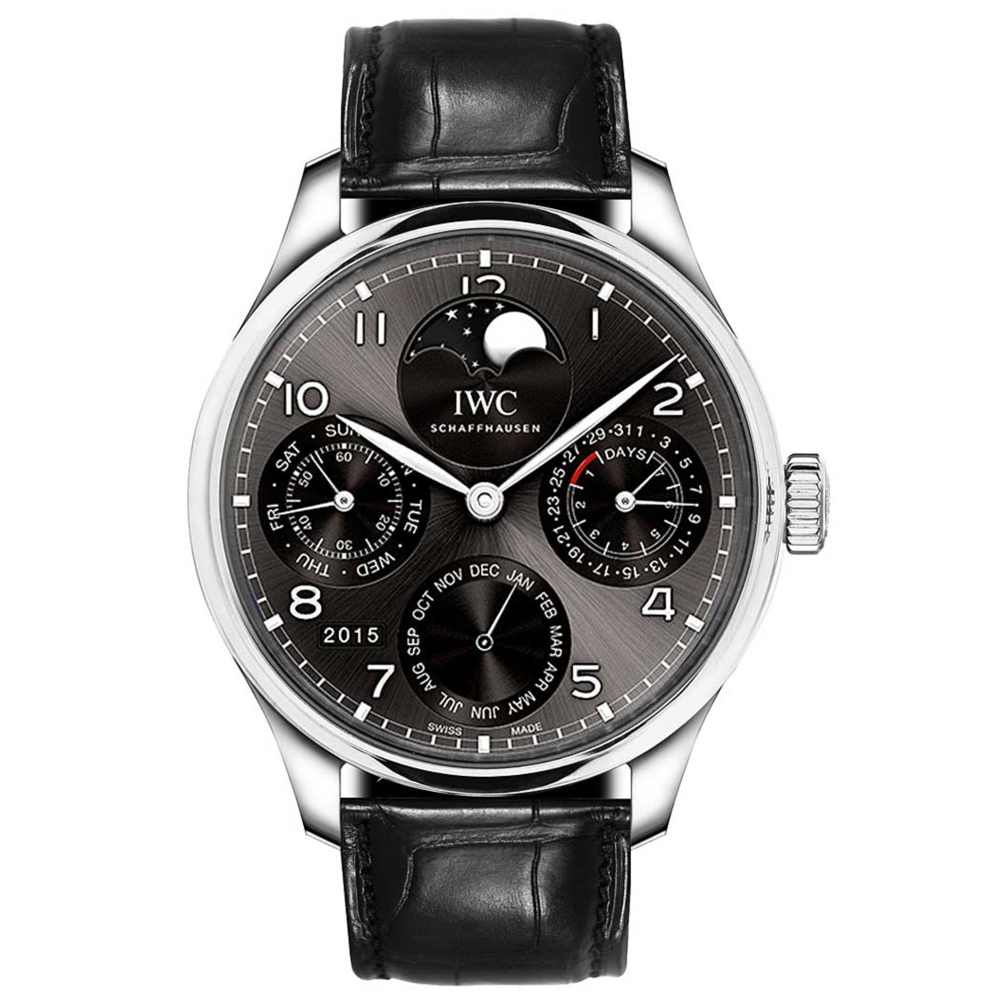 IWC Portugieser IW503301 Perpetual Calendar Black Dial