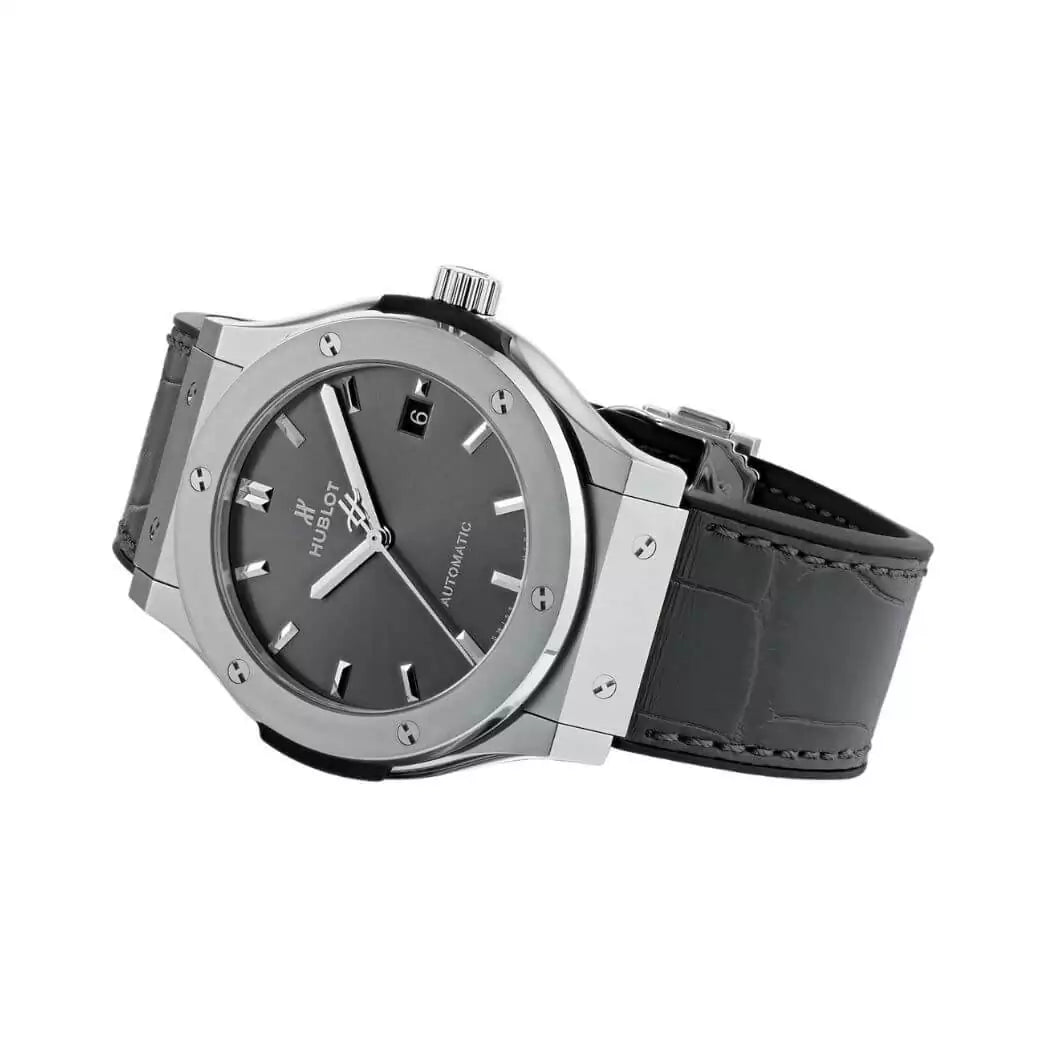 Hublot Classic Fusion 511.NX.7071.LR Titanium Grey Dial 45Mmm Men’s Watch