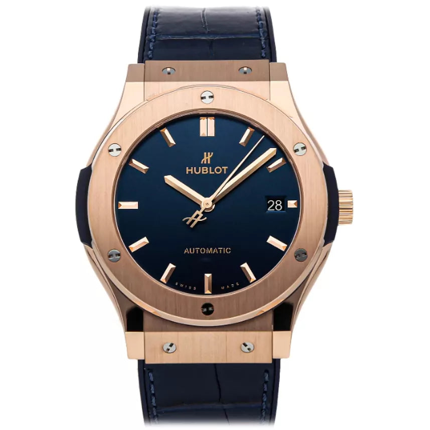 Hublot Classic Fusion King Gold 511.OX.7180.LR Blue 45mm Men’s Watch