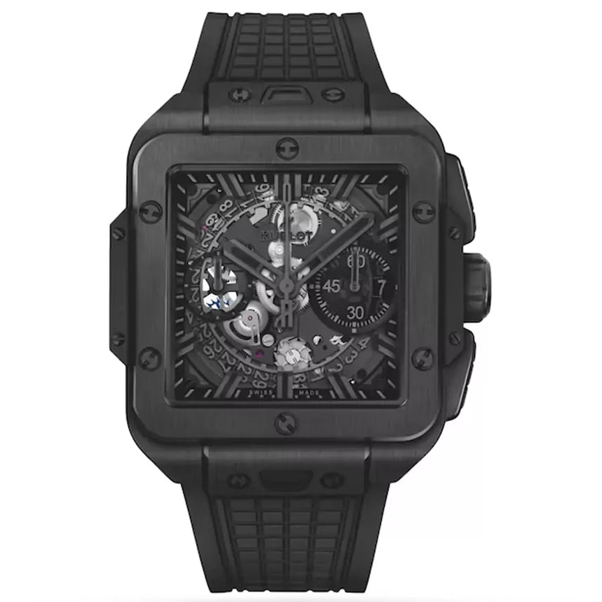 Hublot Square Bang Unico 821.CX.0140.RX Black Ceramic Chronograph 42mm Men’s Watch