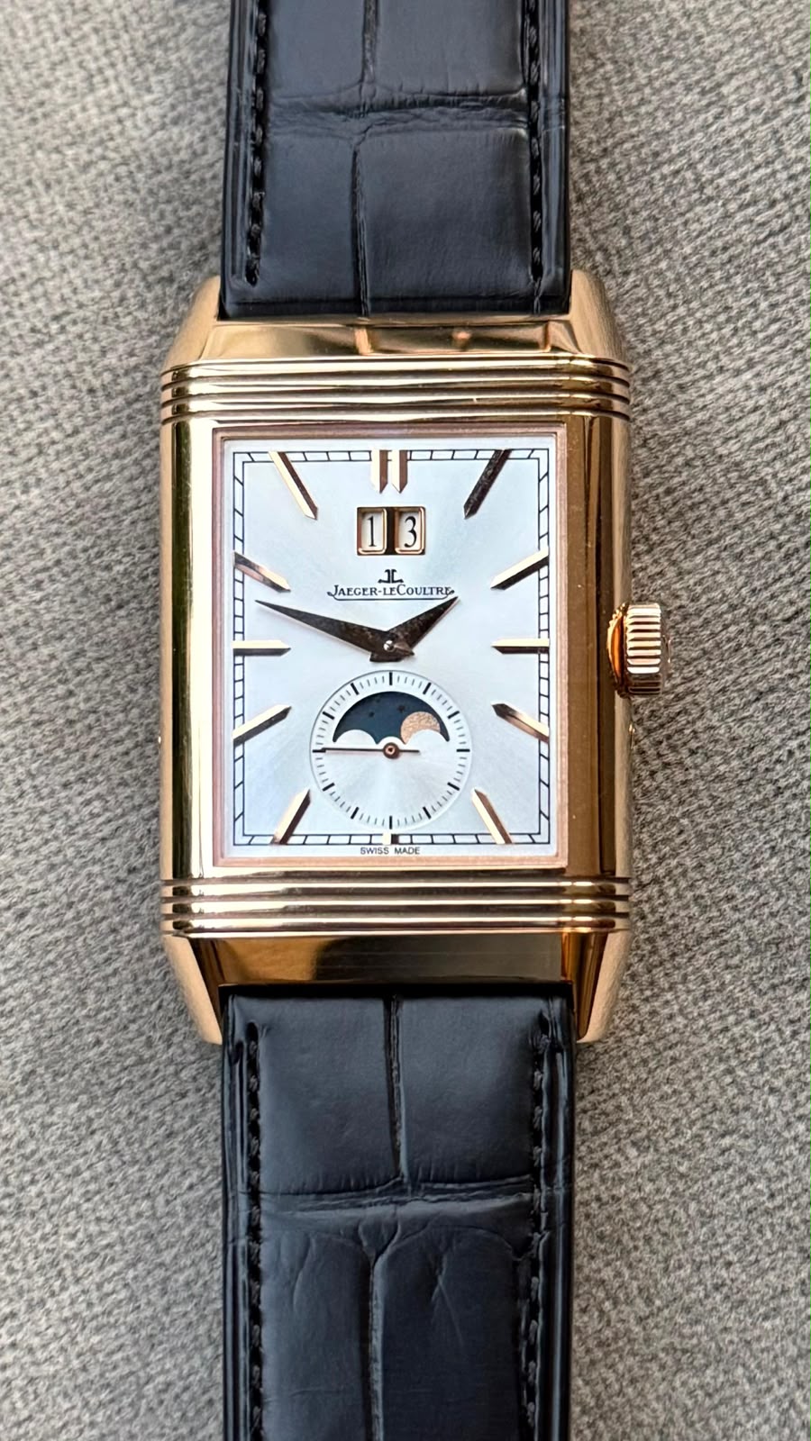 Jaeger-LeCoultre Reverso Tribute Nonantième, Reference Q711252J. Jaeger-LeCoultre